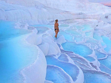 Травертины Памуккале и Античный город Иераполис