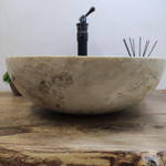 Раковина из мрамора Bowl Cream BM-61130 Tin Lip1.9 см 45*45*15