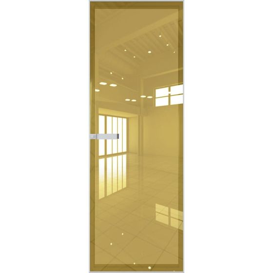 Скрытая алюминиевая дверь Invisible 1AGN зеркало gold