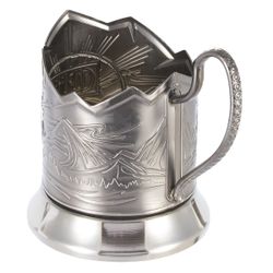 Подстаканник Gipfel 52563 с хрустальным стаканом 250 мл