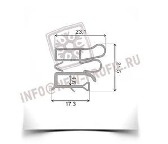 Уплотнитель для холодильника Снайге 117-3 х.к 740*560 мм (012/013)