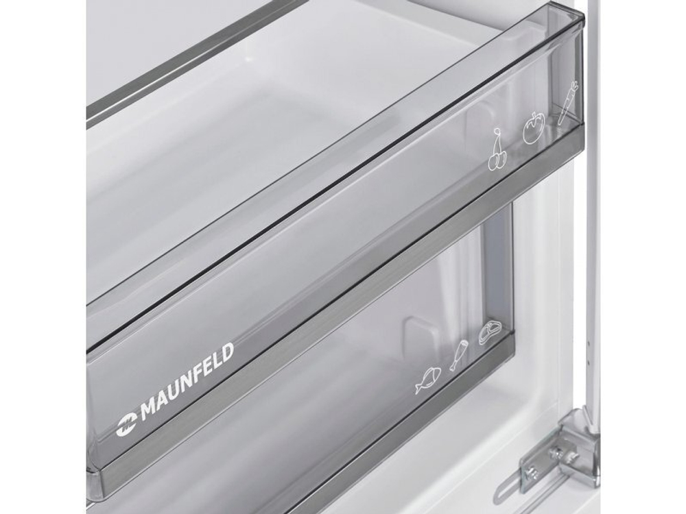 Встраиваемый холодильник Maunfeld MBL177SWGR Inverter