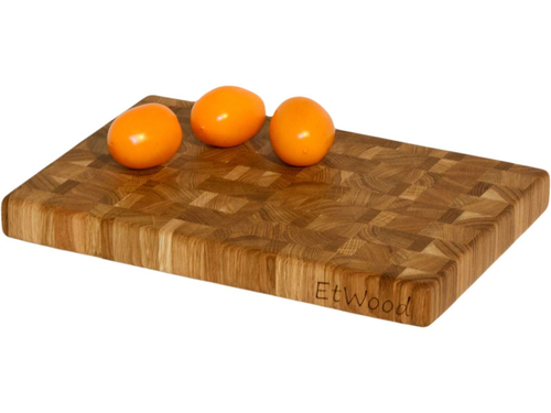 Торцевая разделочная доска 30x20x3 см. дуб, арт. 010