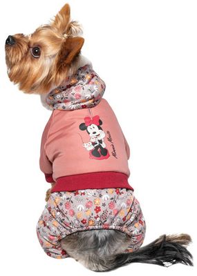 Disney комбинезон зимний для собак Mickey Flowers L, размер 35 см