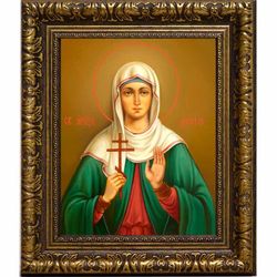 Дария Римская Святая мученица. Икона на холсте