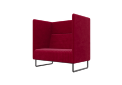 Bronks Диван одноместный BROS-1 Teddy 644/Металл Черный 1050*760*1180