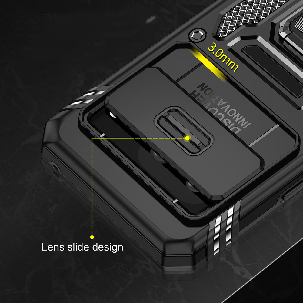 Чехол Safe Case с кольцом и защитой камеры для Google Pixel 7a