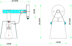 Бра Arte Lamp A7032AP-1BK