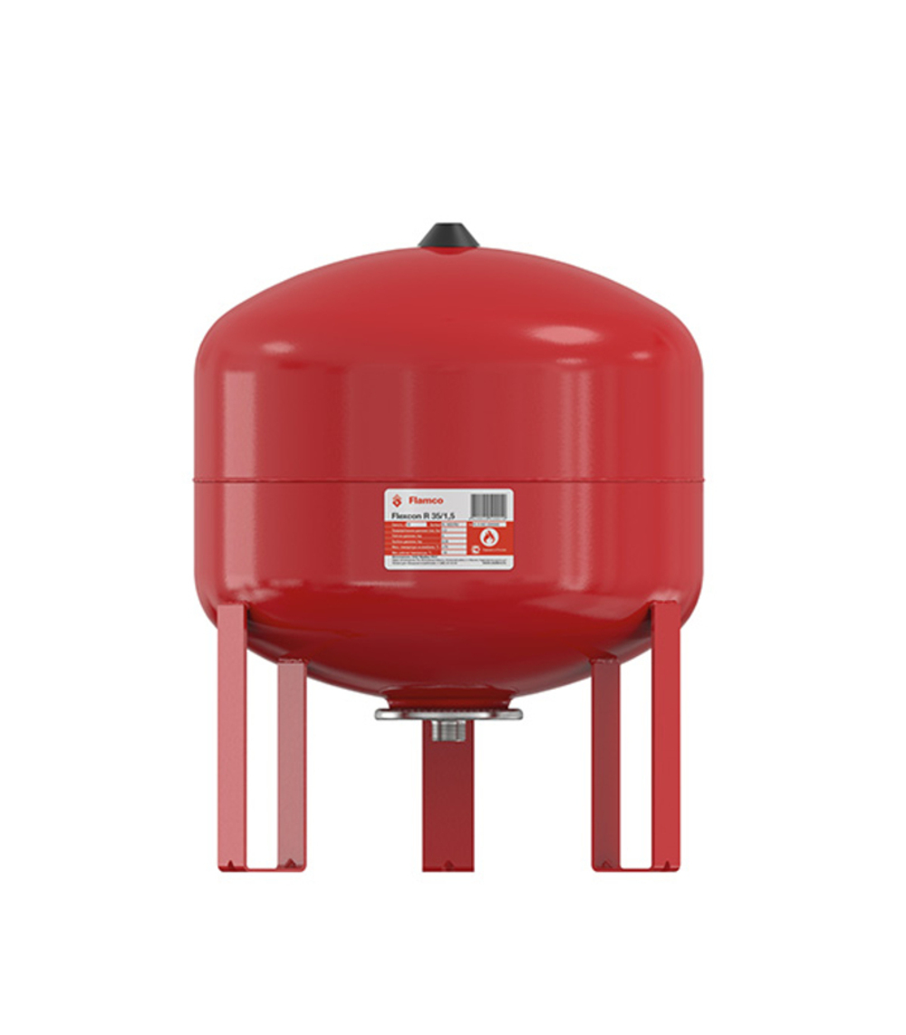 РАСШИРИТЕЛЬНЫЙ БАК ДЛЯ ОТОПЛЕНИЯ FLAMCO FLEXCON R 35/1,5 - 6 БАР