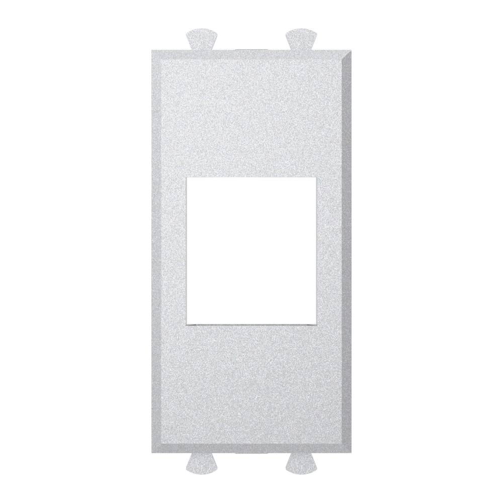 Адаптер без шторки для Keystone, "Avanti", "Закаленная сталь", 1 модуль