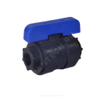 Кран шаровой компрессионный ПЭ Ду 36 1 1/2"x1 1/2" ВР/ВР Ру16 VALFEX 1210011112112