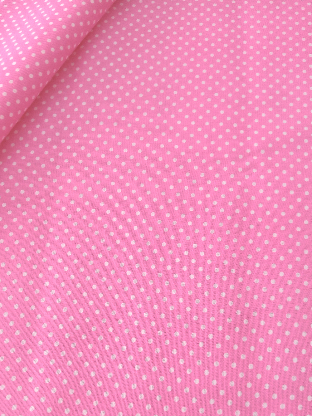 Ткань бязь плательная, рис. "Горох 2 мм", ширина 150 см, арт. 610