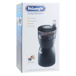 Кофемолка DELONGHI KG 40, 170 Вт, объем 90 г, ножи из нержавеющей стали, черная, KG40