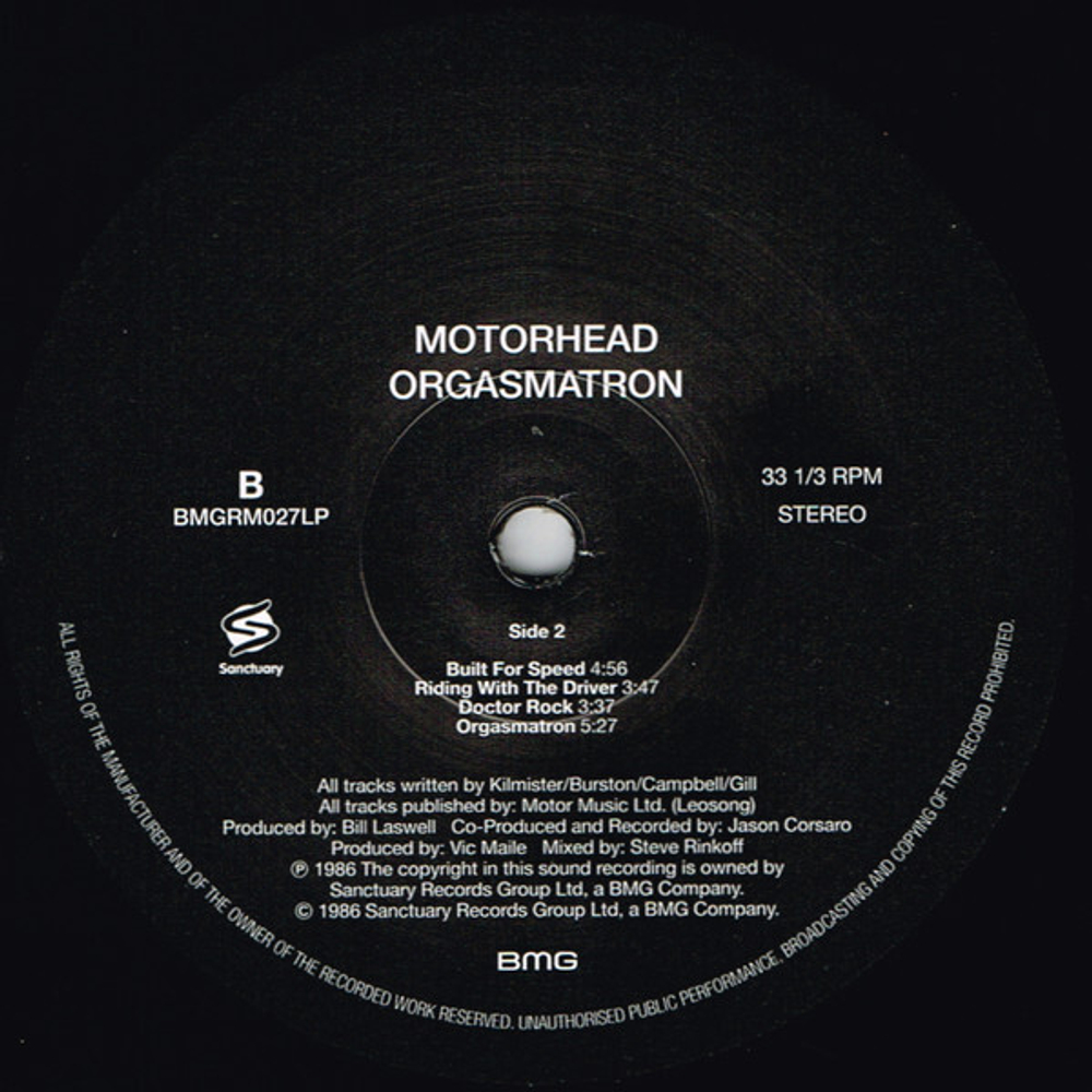 Motorhead / Orgasmatron (LP)