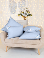 Подушка пуховая Вега 70х70 Голубая