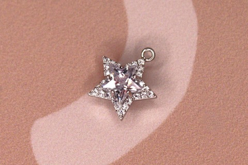 Подвеска звезда 11х13 мм