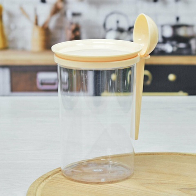 Банка для сыпучих продуктов 0,7л с ложкой