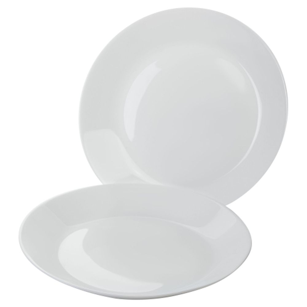 Тарелка White Fox Muscat WF-DD19-48 десертная круглая маленькая белая 19 см | White Fox