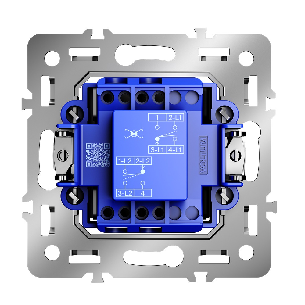 Механизм перекрестного переключателя одноклавишного 10А, S70