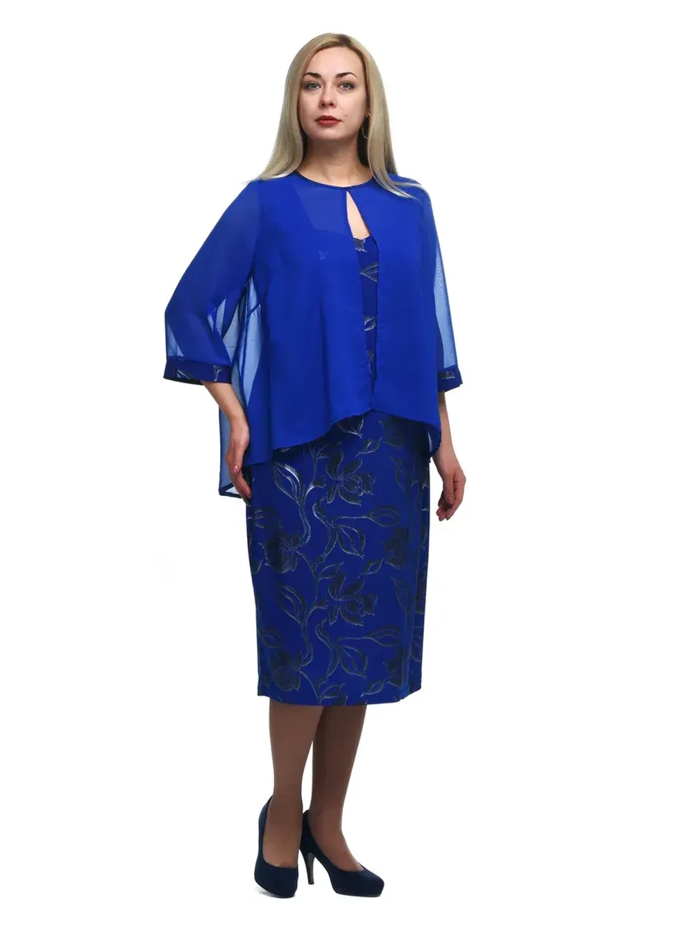 Платье вечернее с накидкой