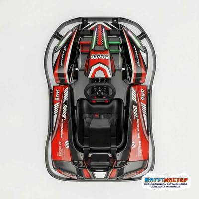 Бамперная электромашинка «Гоночный Импульс» для автодрома, эффектная подсветка