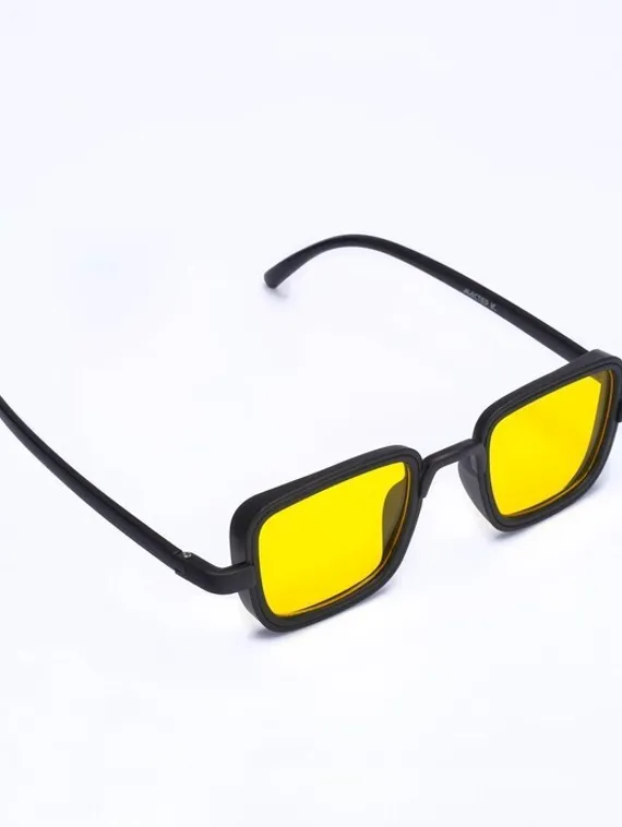 Очки солнцезащитные "Мастер К.", uv 400, 14 х 14 х 4.5 см, линза 3.5 х 5 см, жёлтые