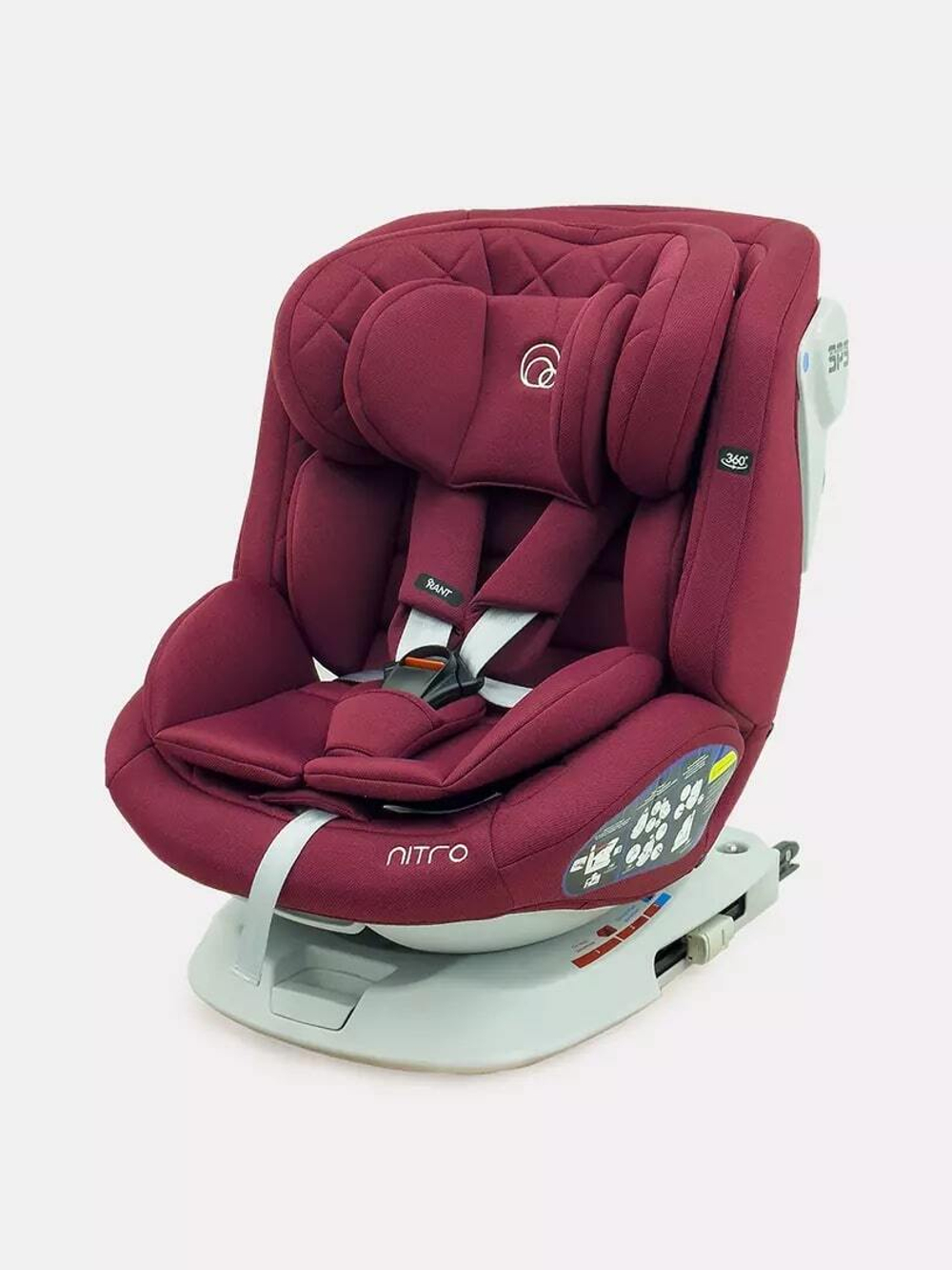 Автокресло RANT UB619 "NITRO" isofix Red группа 0+-1-2-3 (0-36 кг)