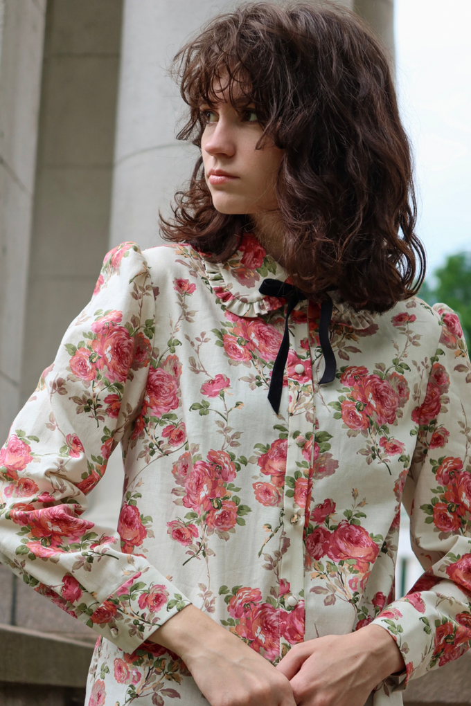 Платье «Маленькая Роза», разноцветный