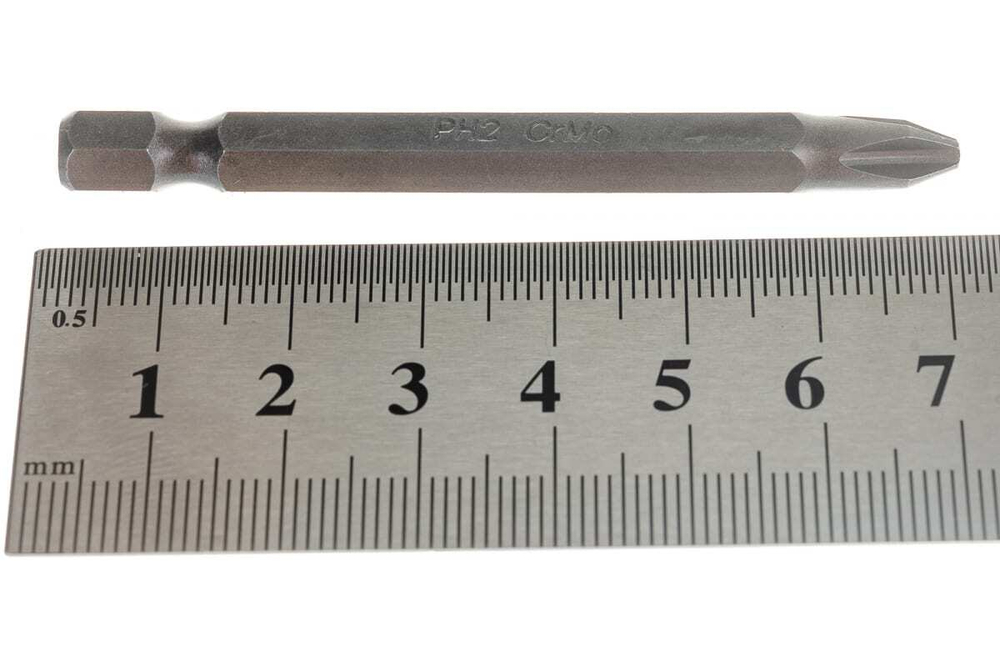 Набор бит PH2x70, сталь CrMo, 5 шт.// Сибртех