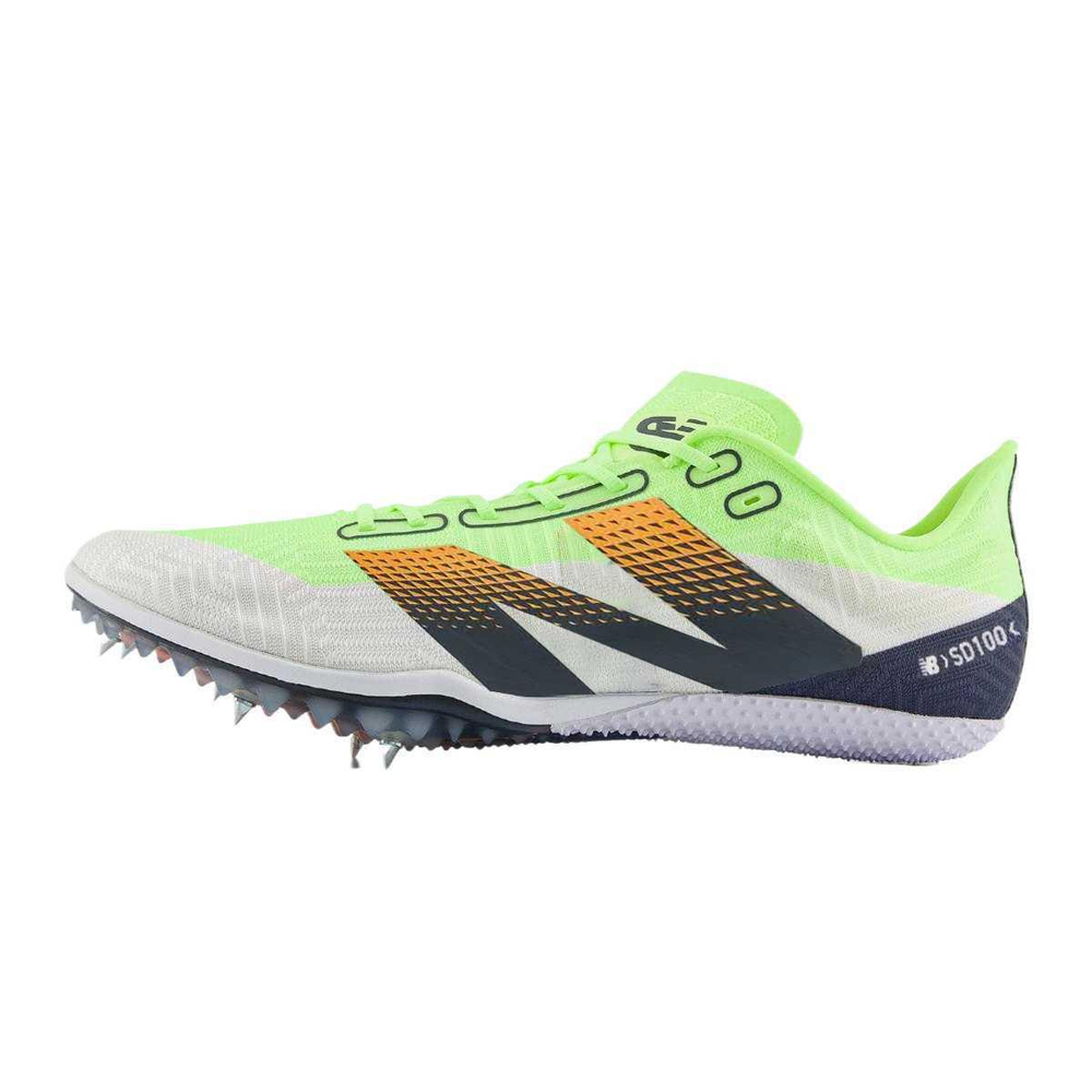 New Balance NB FuelCell SD100 V5 Comfortable Synthetic Leather Cushioning Low top Running Shoes Men"s White