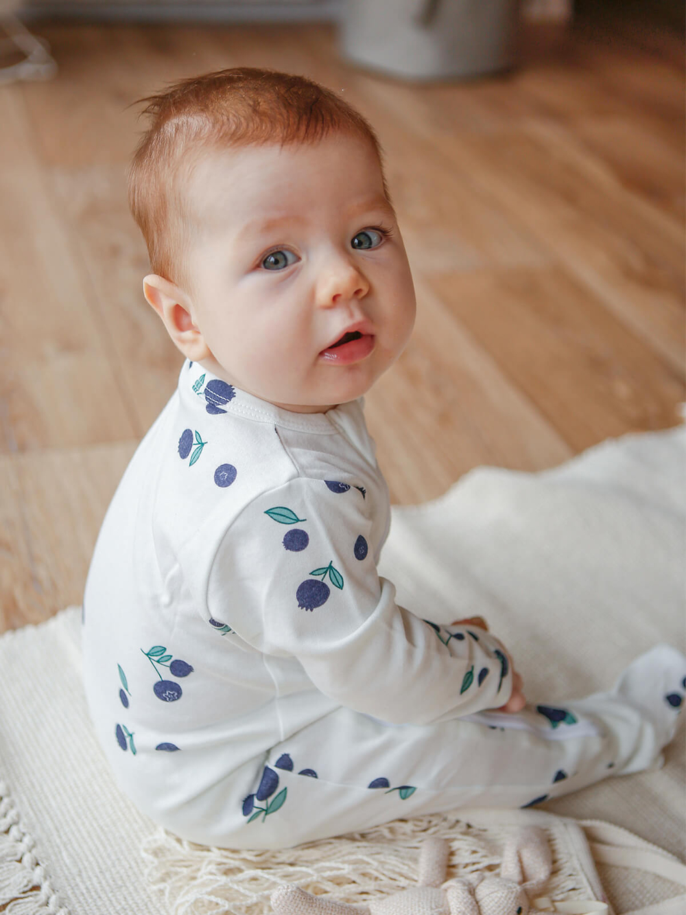 Комбинезон Mjölk Sleep and Play Голубика