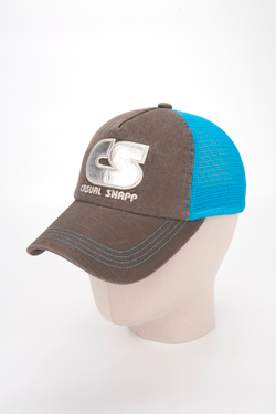 Бейсболка Snapp CS - CASUAL SNAPP (коричневый/бирюзовый)