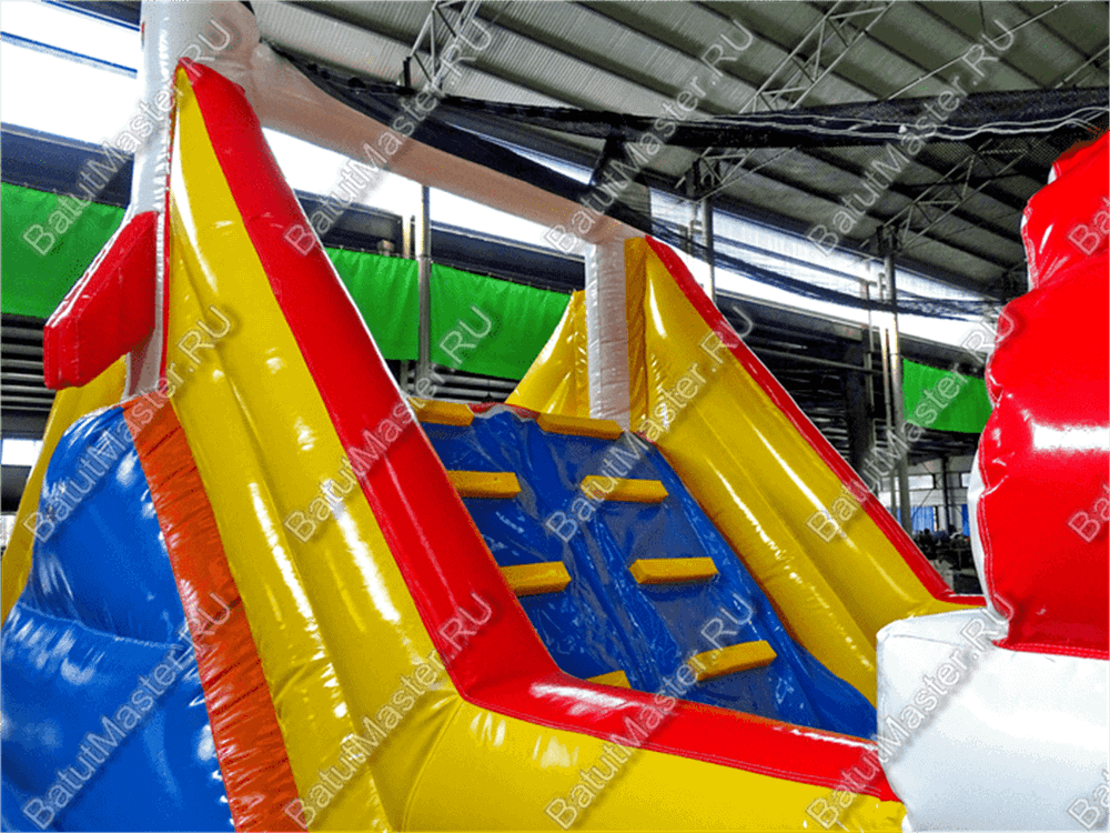 Коммерческий надувной батут "Ракета на взлёте"