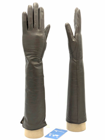 Перчатки длинные на шерстяной подкладке