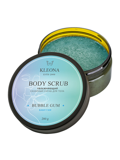 Скраб Kleona для тела сахарный Бабл гам 200 г