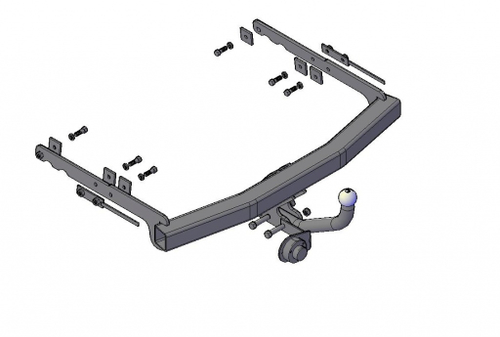 Фаркоп Ford Mondeo седан/универсал 2007-2015, условно-съемный,(без электрики) Трейлер.6020