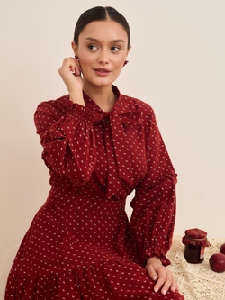 Платье на завязках