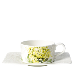 Villeroy & Boch Чашка с блюдцем Quinsai Garden 230 мл для чая 10-4380-1270+10-4380-1280