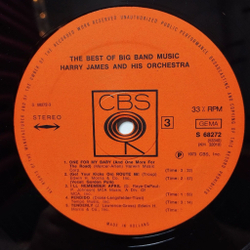 Винтажная виниловая пластинка LP Woody Herman And His Orchestra, Harry James And His Orchestra The Best Of Big Band Music (Holland 1973)