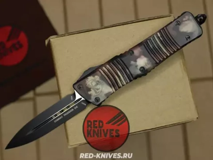 Реплика Microtech Troodon D/E Wood Camo (RED-Knives эксклюзив) RK-440