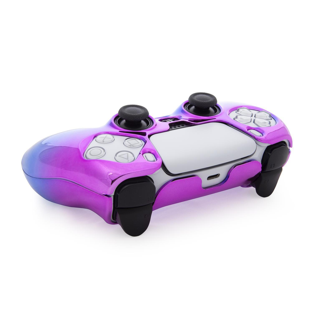 Чехол КАРТОФАН для Sony PlayStation 5 оптом (арт. KF-PS5-GALVANO-PURPLE)