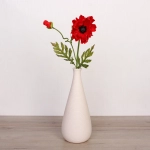 Цветок искусственный «Natur» 60см Мак красный