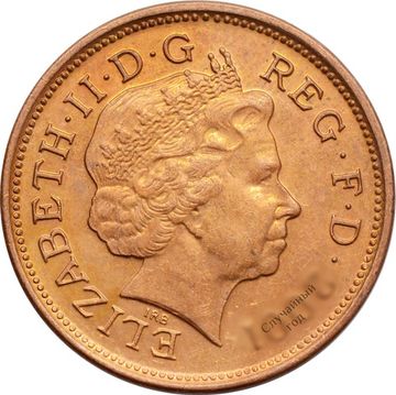 2 пенса 1998-2008 Великобритания