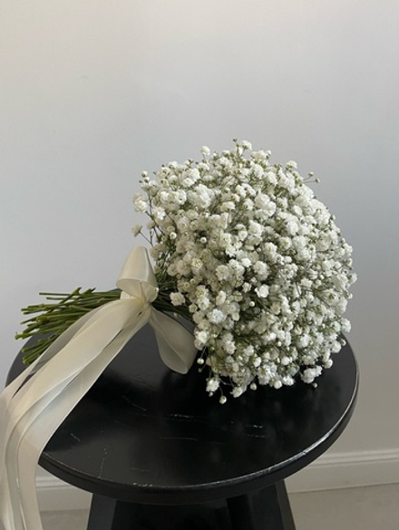 Свадебный букет из гипсофилы