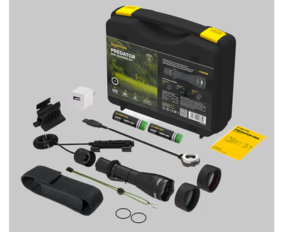 Фонарь тактический (комплект) Armytek Predator Pro Magnet USB Extended Set