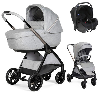 Коляска Chicco Bellagio 3 в 1 с автокреслом Kory Essential I-size Lunar Rock