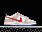 Nike Dunk Low Light Iron Ore Red Blue