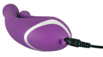Фиолетовый перезаряжаемый вибратор Javida Double Vibe (Цвет: фиолетовый)