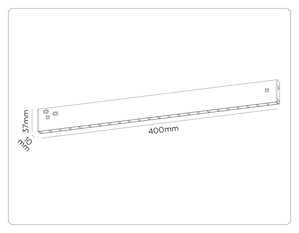 Ambrella Трековый линейный светильник 3CCT 3000K-6000K 20W 38° Track System GL2340