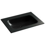 Тумба с раковиной Sancos CODE CD60W/CN7011MBwx 60 белая